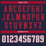 Custom Navy White-Scarlet Mesh Split Fashion Football Jersey Custom Navy White-Scarlet Mesh Split Fashion Football Jersey