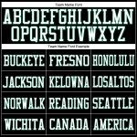 Custom Black White-Kelly Green Mesh Authentic Football Jersey Custom Black White-Kelly Green Mesh Authentic Football Jersey