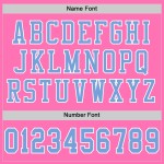 Custom Pink Light Blue-White Mesh Authentic Football Jersey Custom Pink Light Blue-White Mesh Authentic Football Jersey