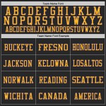 Custom Black Purple-Gold Mesh Authentic Football Jersey Custom Black Purple-Gold Mesh Authentic Football Jersey