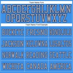 Custom Powder Blue Gray-Navy Mesh Authentic Football Jersey Custom Powder Blue Gray-Navy Mesh Authentic Football Jersey